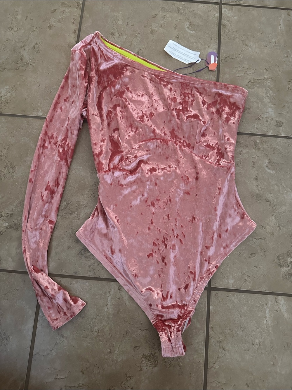 NWT YITTY ASSYMETRICAL BODYSUIT - Picture 2 of 5